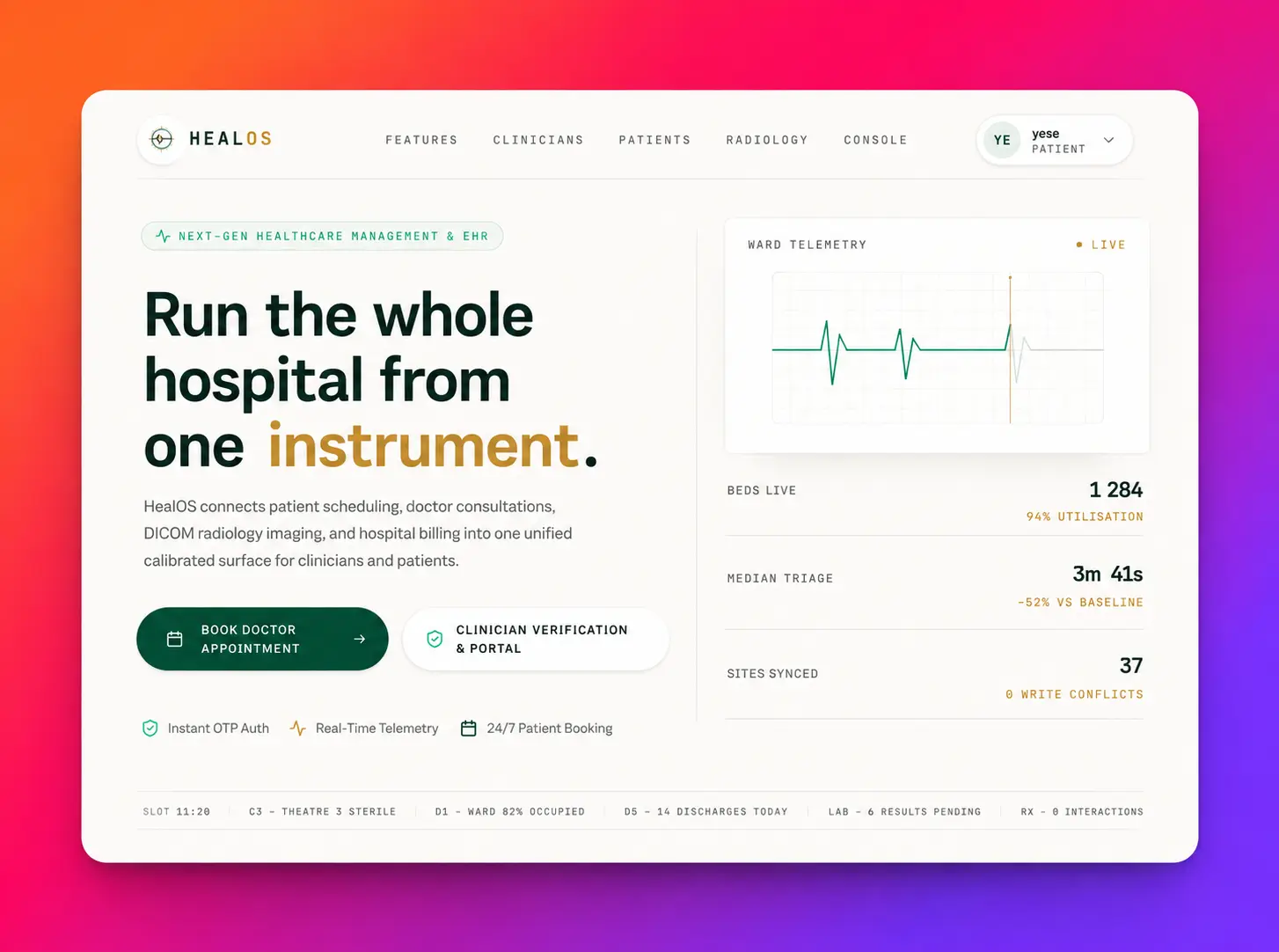 HealOS screenshot