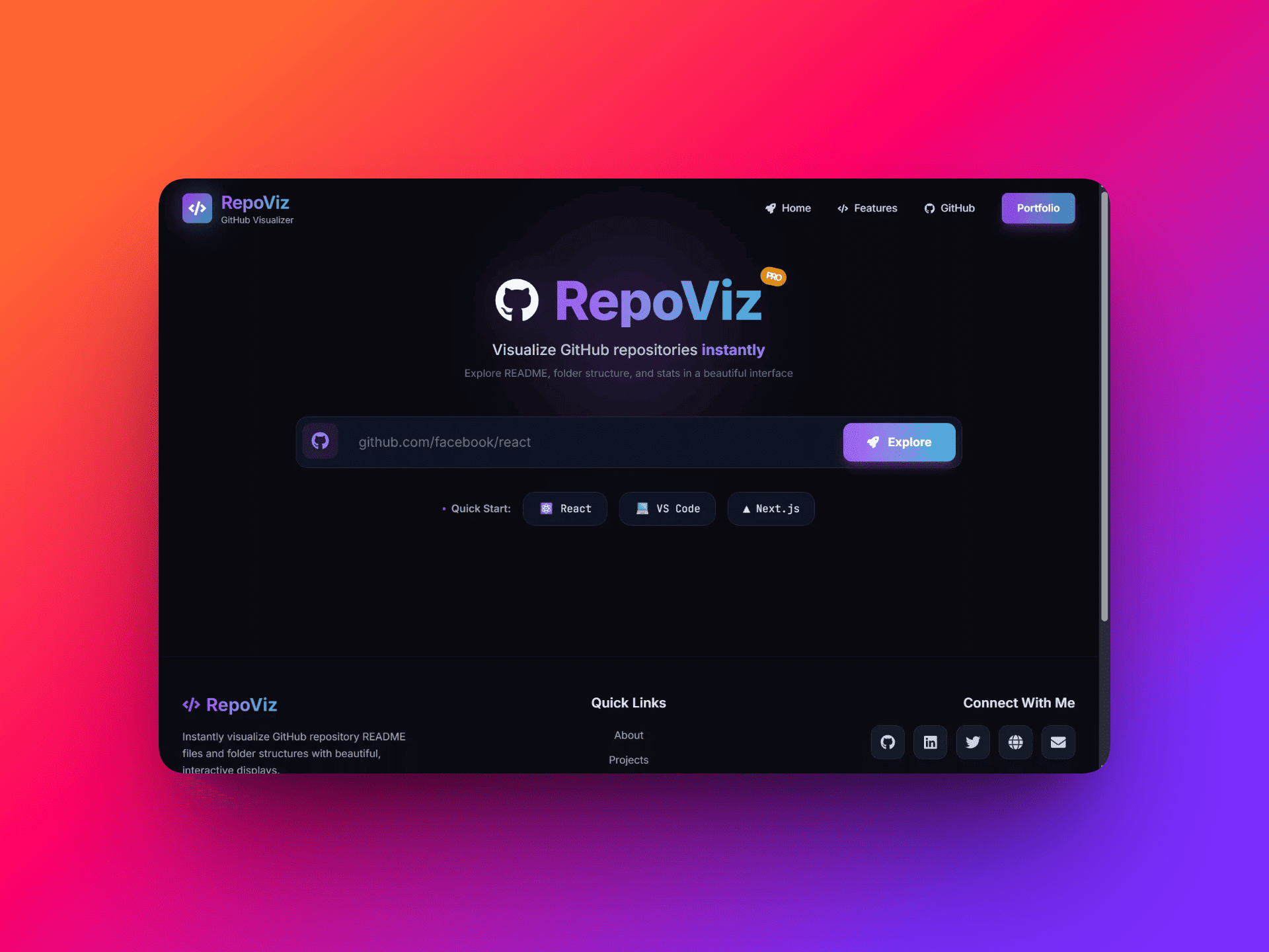 Repoviz screenshot