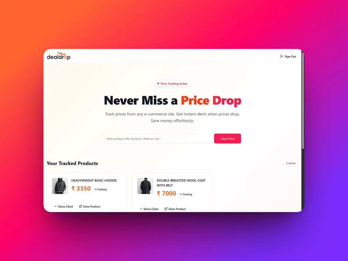 DealDrop screenshot